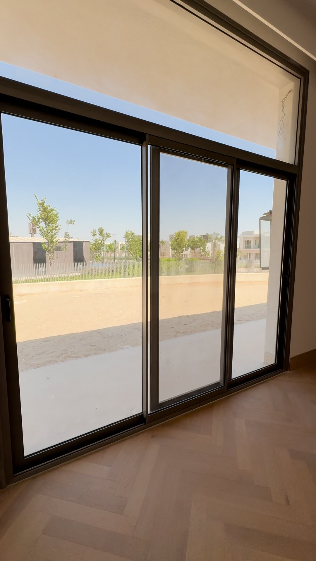 Sliding doors onto garden
